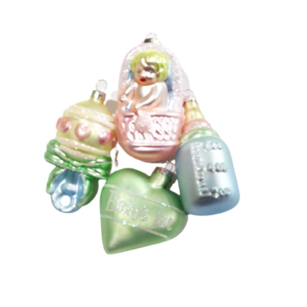 Vintage Holiday Ornaments, Decorative Holiday